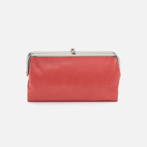 HOBO - Lauren Clutch-Wallet - CHERRY BLOSSOM IN POLISHED LEATHER