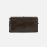 HOBO - Lauren Clutch-Wallet - DARK MOSS IN POLISHED LEATHER