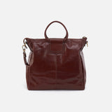 HOBO - Sheila Large Satchel - CHOCOLATE IN POLISHED LEATHER