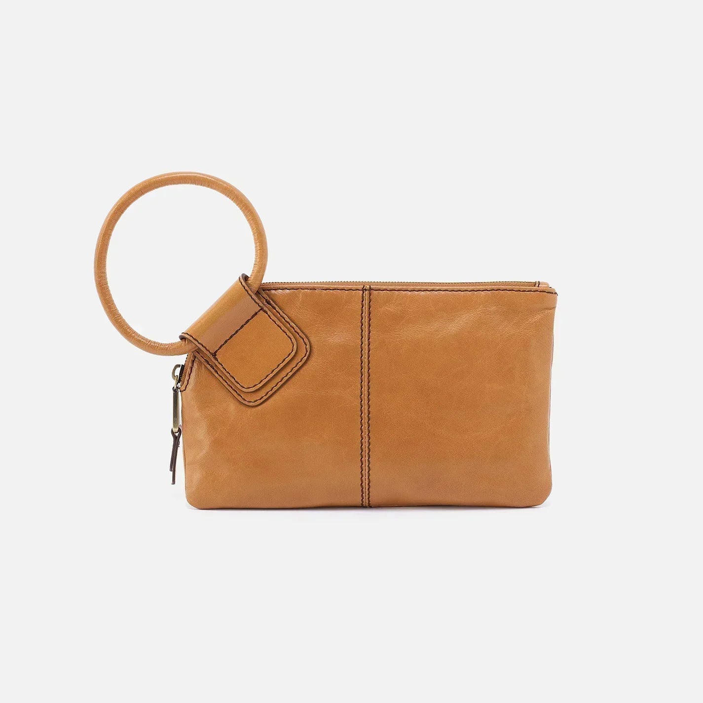 HOBO - Sable Wristlet - NATURAL IN POLISHED LEATHER