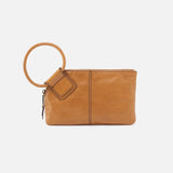 HOBO - Sable Wristlet - NATURAL IN POLISHED LEATHER