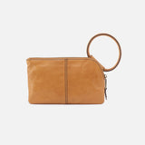 HOBO - Sable Wristlet - NATURAL IN POLISHED LEATHER