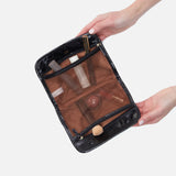 HOBO - Beauty Cosmetic Pouch - BLACK IN POLISHED LEATHER