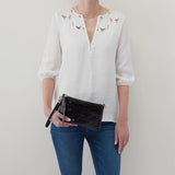 HOBO - Darcy Small Crossbody - BRICK IN POLISHED LEATHER