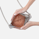 HOBO - Darcy Small Crossbody - LIGHT GREY IN POLISHED LEATHER