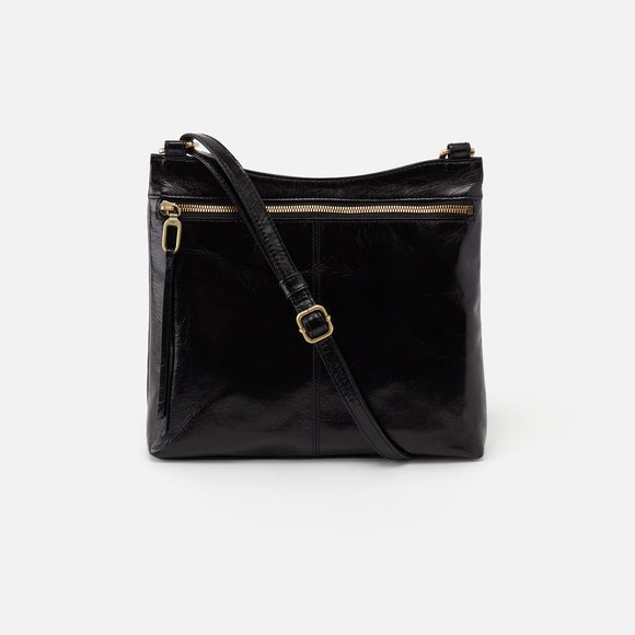 HOBO - Cambel Medium Crossbody - BLACK IN POLISHED LEATHER