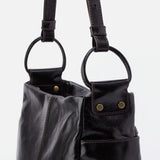 HOBO - Sheila Medium Crossbody -  BLACK IN POLISHED LEATHER