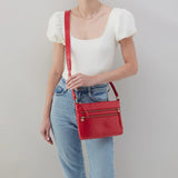 HOBO - Billie Medium Crossbody - HIBISCUS IN POLISHED LEATHER