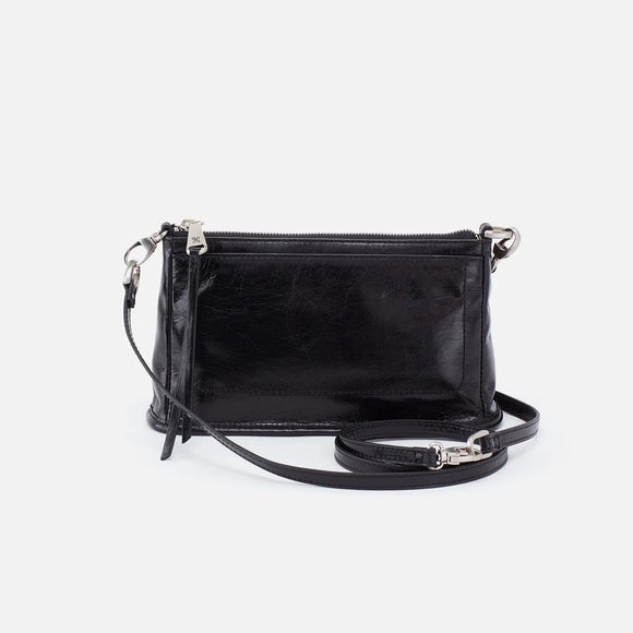 HOBO - Cadence Small Crossbody - BLACK IN POLISHED LEATHER