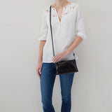 HOBO - Cadence Small Crossbody - BLACK IN POLISHED LEATHER