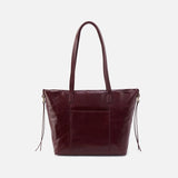 HOBO - Cecily Shoulder Bag - MERLOT IN POLISHED LEATHER