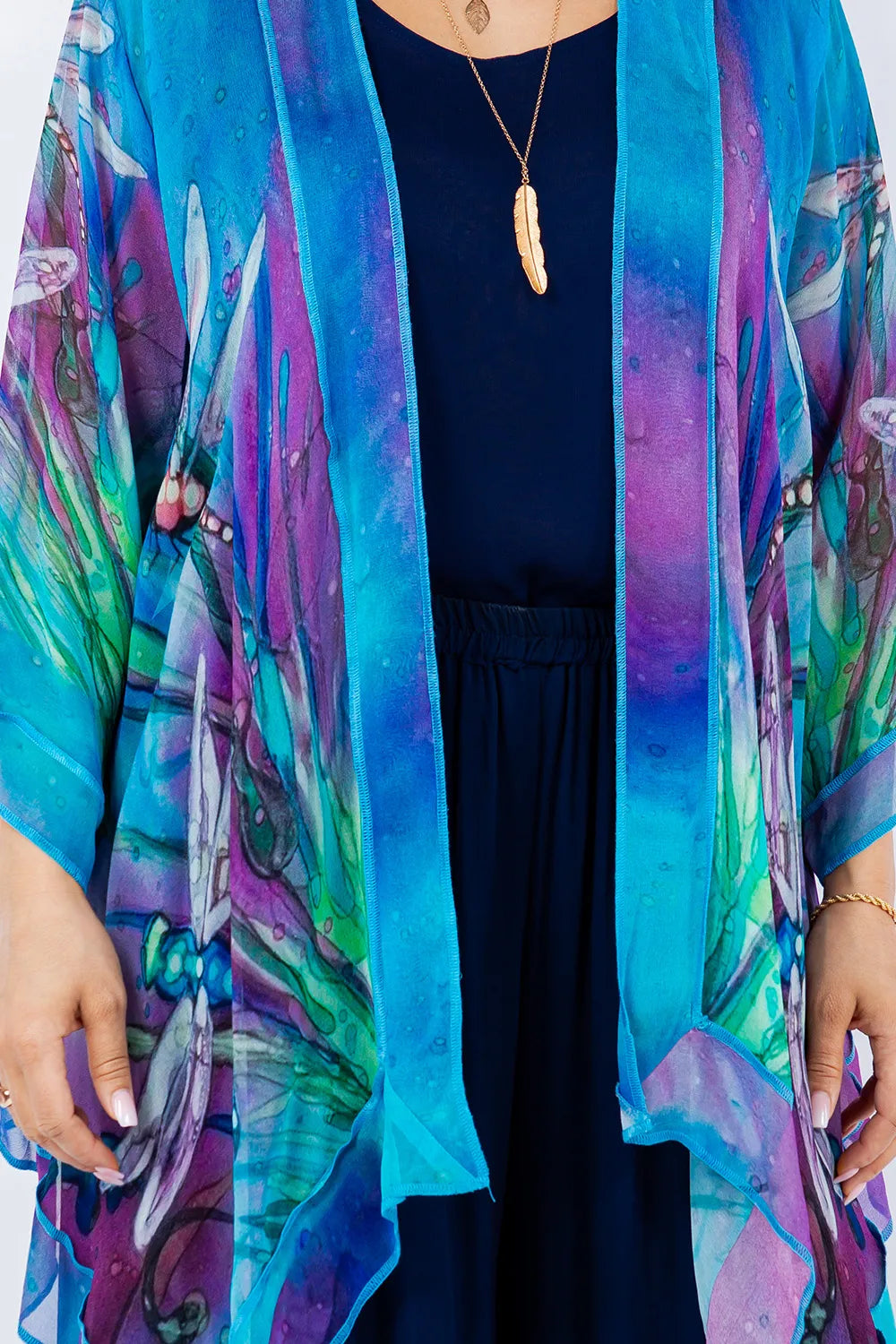 Sterling Style Short Butterfly Jacket - VI11256SBJ MONET DRAGONFLIES
