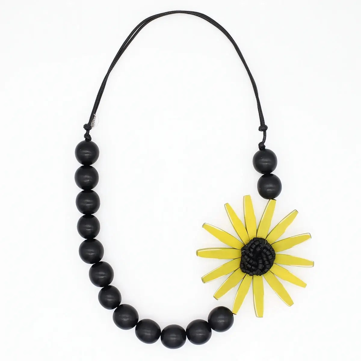SYLCA Chunky Chartreuse Flower Statement Necklace - SD24N23 - CHARTREUSE