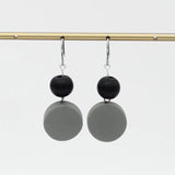 SYLCA  Gray Duo Dangles Earring