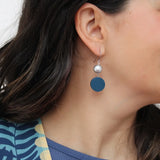 SYLCA  Blue Duo Dangles Earring
