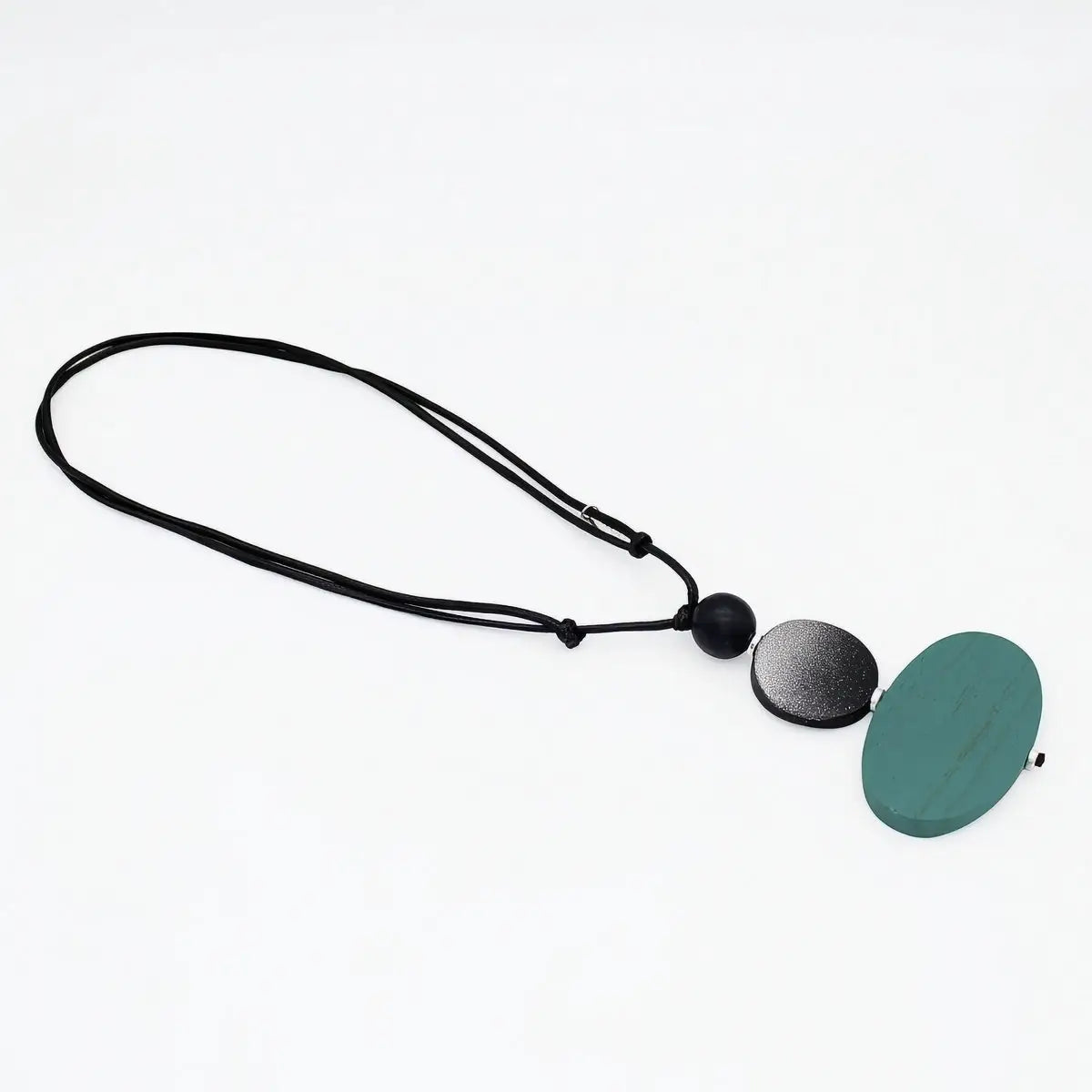 SYLCA Odette Teal Oval Pendant Necklace - SD26N33 - TEAL
