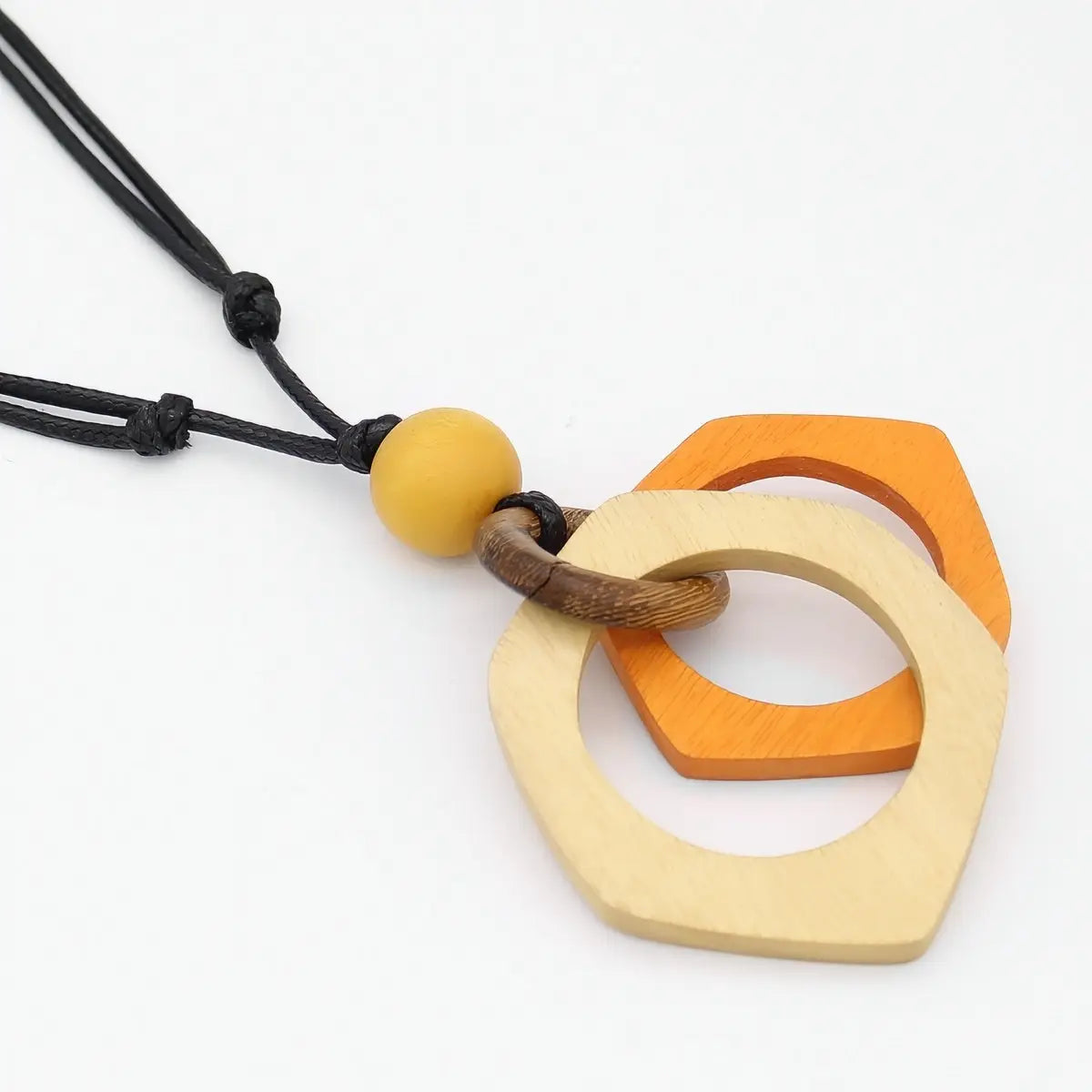 SYLCA Honeylight Double Circle Pendant