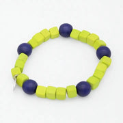 SYLCA Lime Simply Square Stretch Bracelet - SD26B01 - LIME