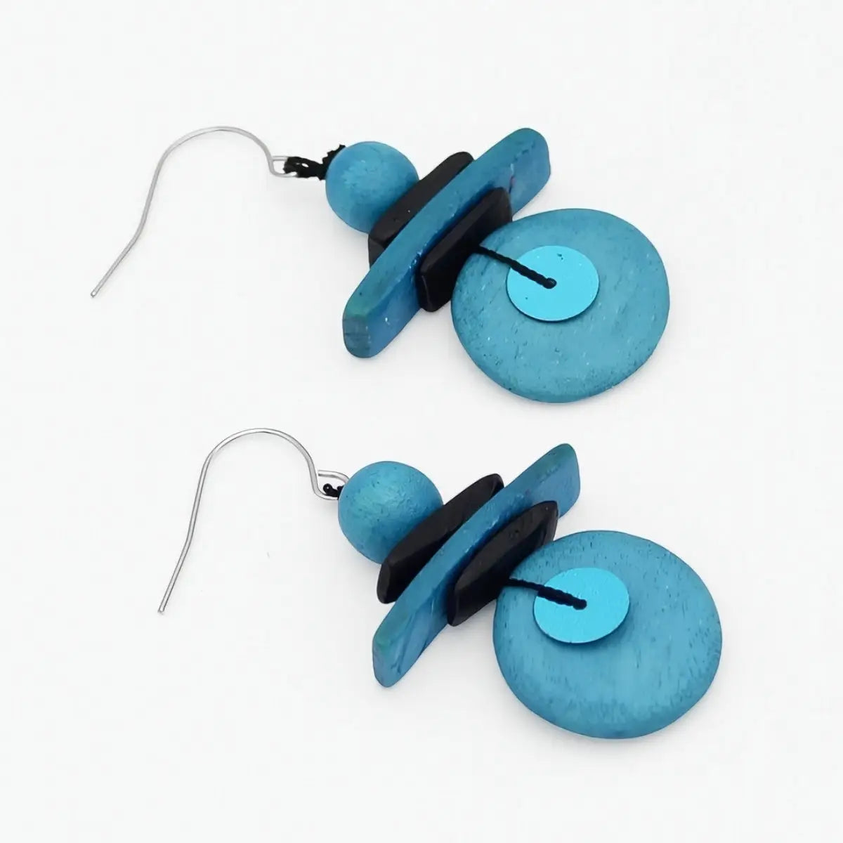 SYLCA Assuta Aqua Drop Earrings - BP25E01 - AQUA
