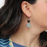 SYLCA  Gray Duo Dangles Earring