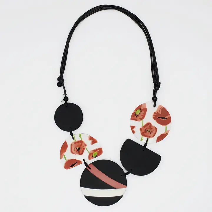 SYLCA Palma Necklace - LS24N27 - POPPIES