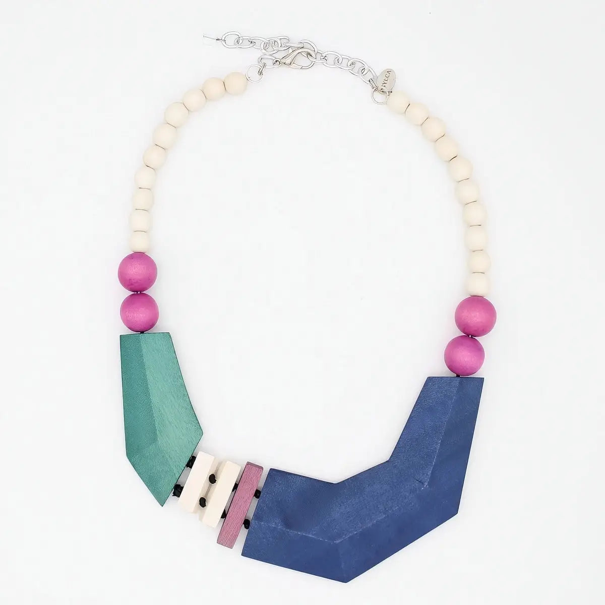 SYLCA Riviera Colorblock Statement Necklace
