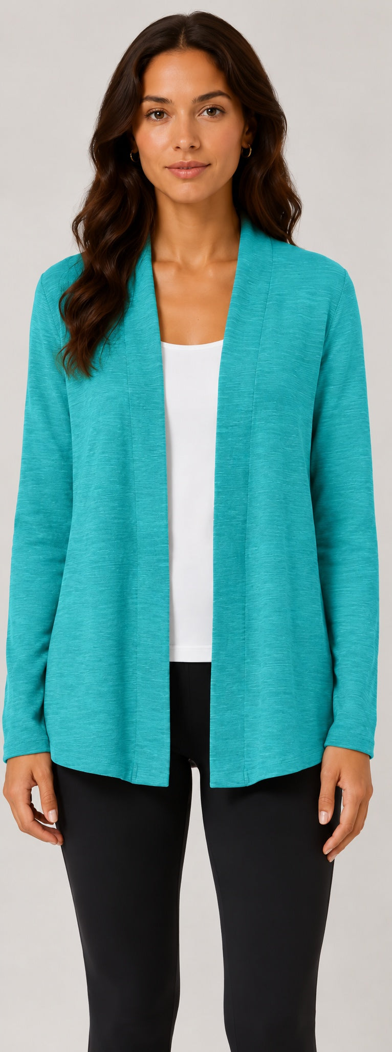 Prairie Cotton by CMC Slub French Terry Open Cardigan - SB595