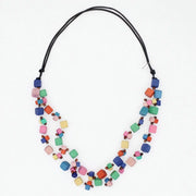 SYLCA Multi Color Lia Floating Bead Necklace
