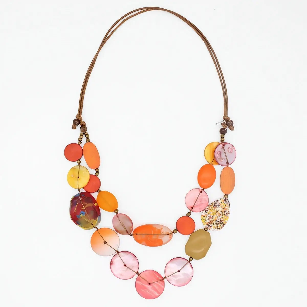 SYLCA Orange Island Nomad Dual Strand Necklace
