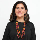 SYLCA Eclipse Multi Color Statement Necklace