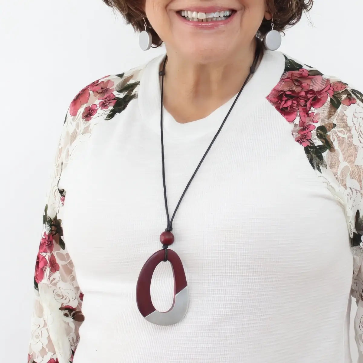 SYLCA Plum Arbor Open Pendant