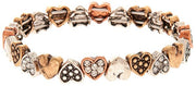 RAIN Multi Metal Mini Heart Bracelet