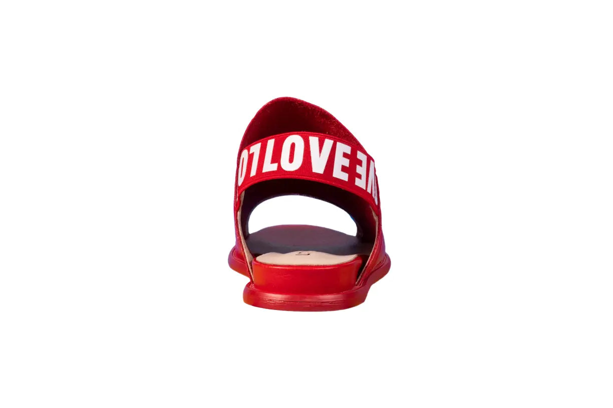 LitFoot Open Toe Slipper - RED