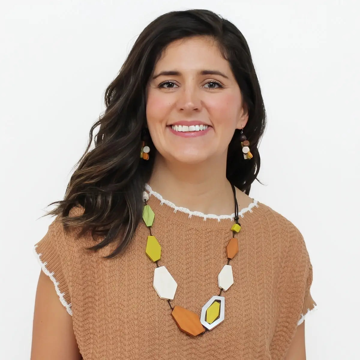 SYLCA Silver Accent Iva Statement Necklace