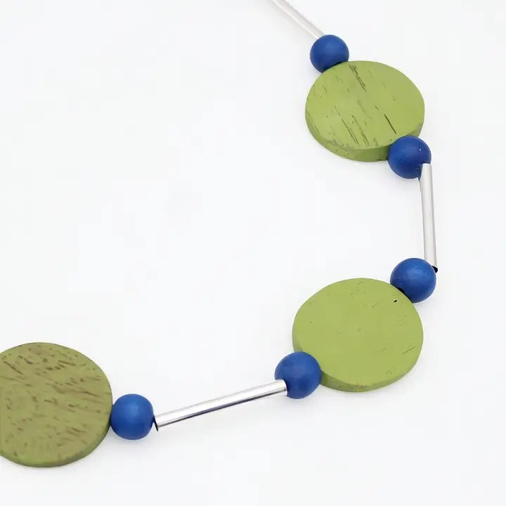 SYLCA Seabreeze Lime Statement Necklace - SD26N03 - LIME