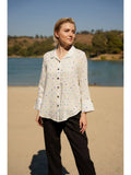 Fridaze AA376 - Tessa Asymmetrical Linen Blouse