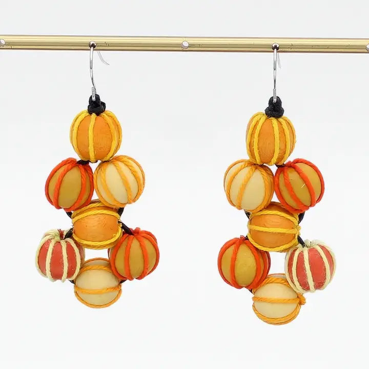 SYLCA Yellow Pamela Berries Earrings
