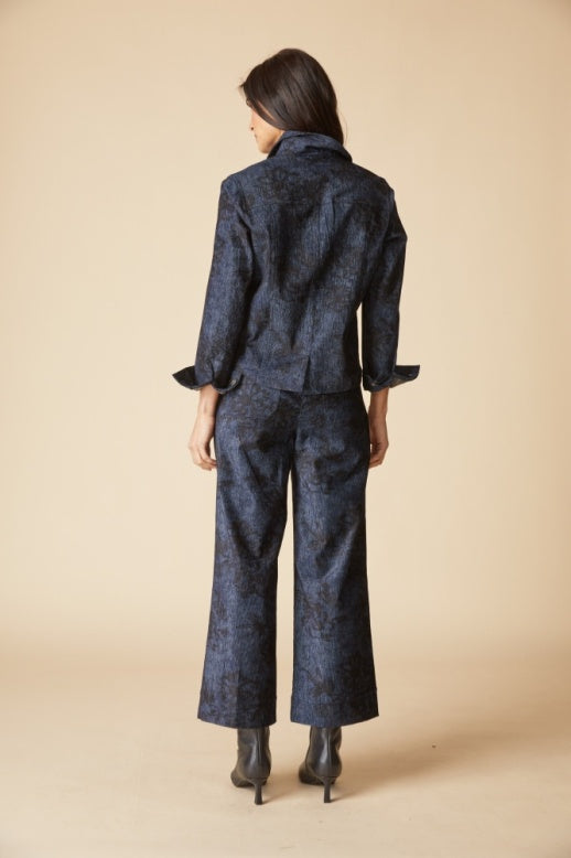 Habitat Luxe Cord Boyfriend Jacket - 47411 - NAVY