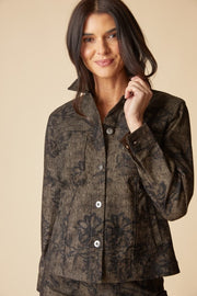 Habitat Luxe Cord Boyfriend Jacket - 47411 - UMBER