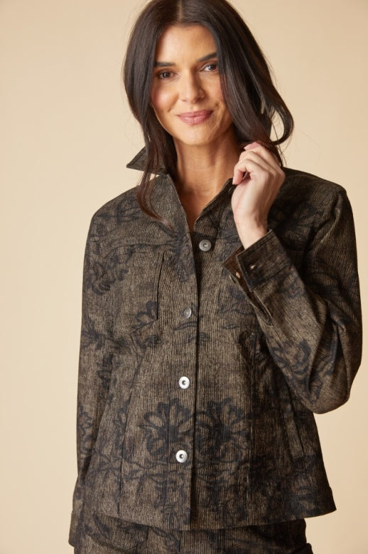 Habitat Luxe Cord Boyfriend Jacket - 47411 - UMBER