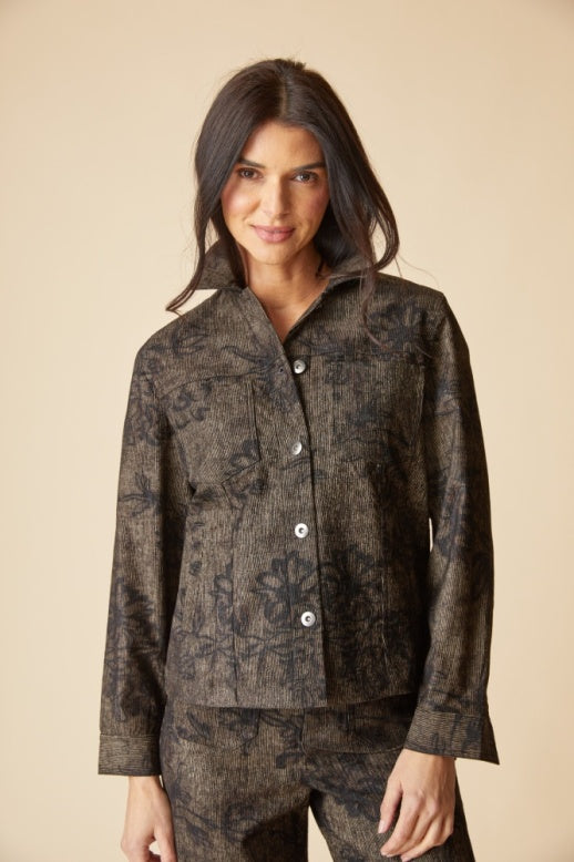 Habitat Luxe Cord Boyfriend Jacket - 47411 - UMBER