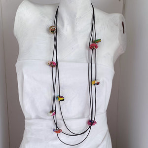 FICKLESTICKS Birds on a Wire Necklace - SEASIDE COMBO (NOT MULTI)
