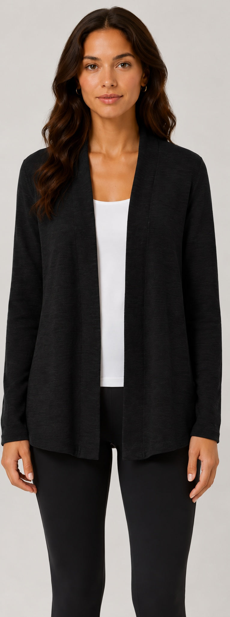Prairie Cotton by CMC Slub French Terry Open Cardigan - SB595