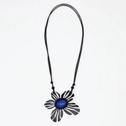 SYLCA Blue Bumble Blossom Daisy Pendant - LS26N02 - BLUE
