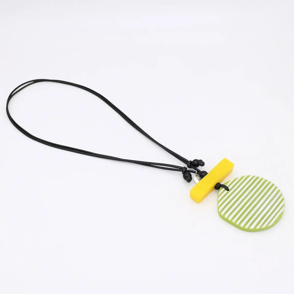 SYLCA Lime Palms Statement Pendant