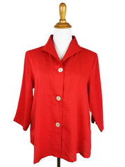 Fridaze AA208 - Swing Hem Sailor Linen Jacket