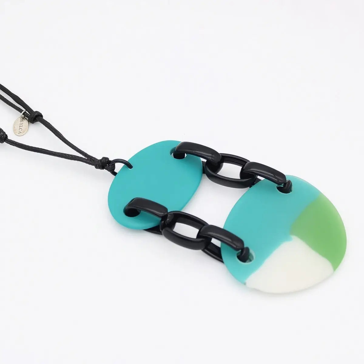 SYLCA Coastal Cora Link Pendant Necklace