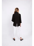 Fridaze AA161 - Short Tuxedo Linen Shirt