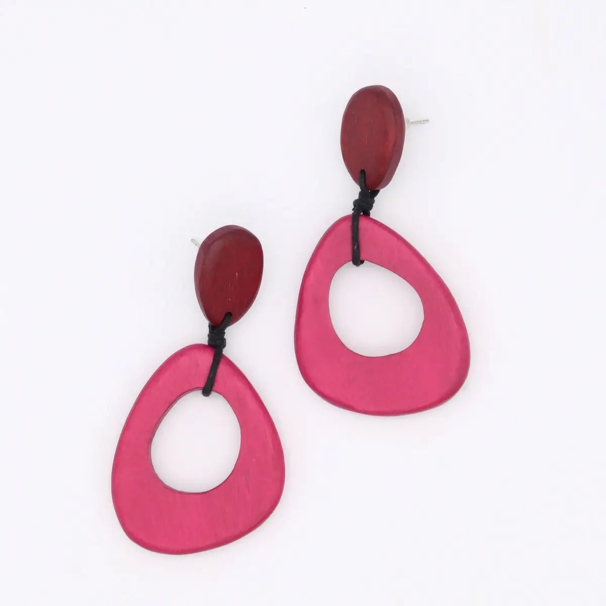 SYLCA Pink Sage Drop Earrings
