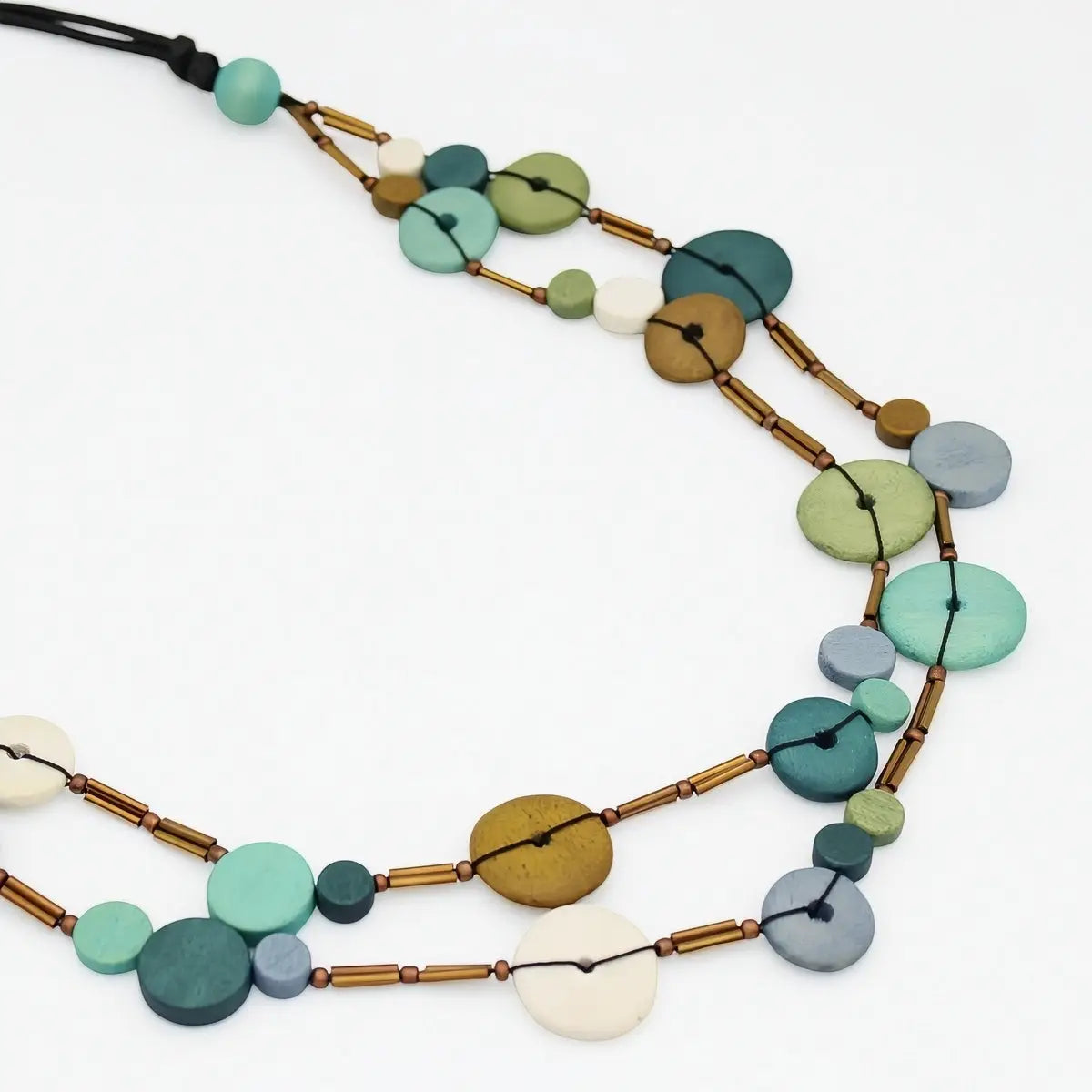 SYLCA Teal Cerelia Splendor Necklace - BP25N29 - TEAL